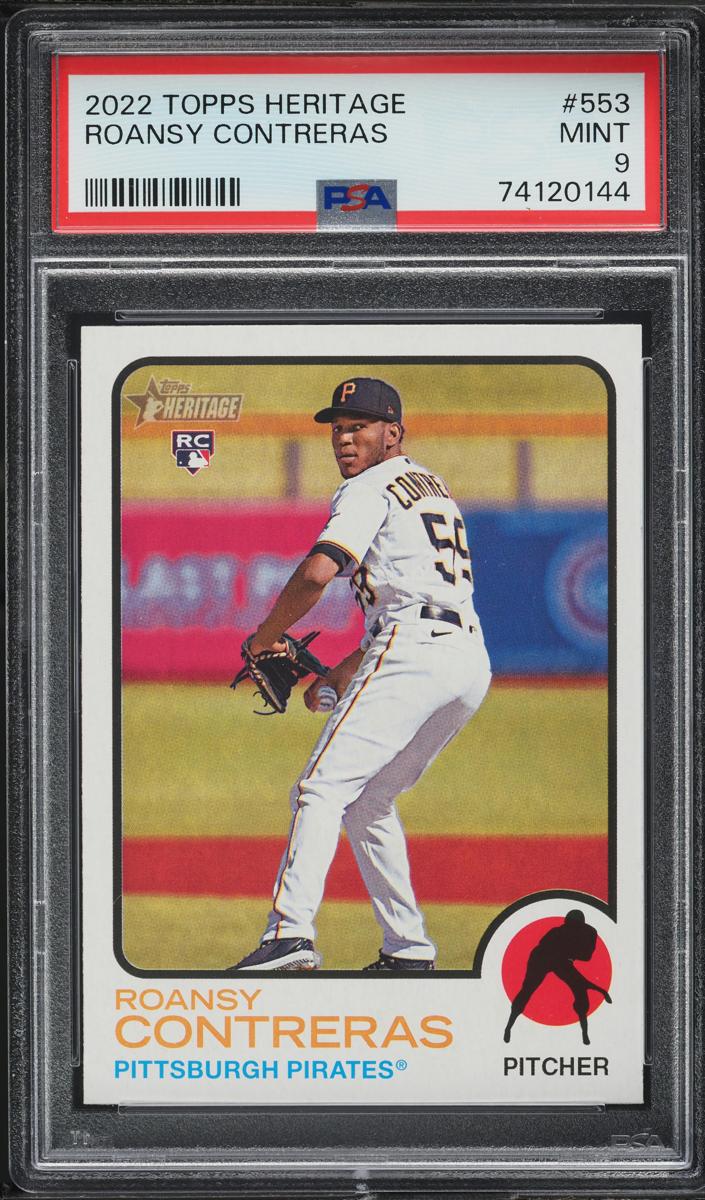 2022 Topps Heritage Baseball Roansy Contreras #553