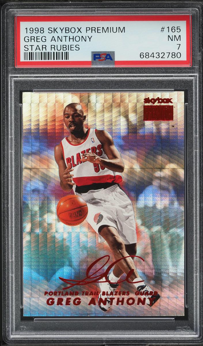 1998 Skybox Premium Greg Anthony #165 card