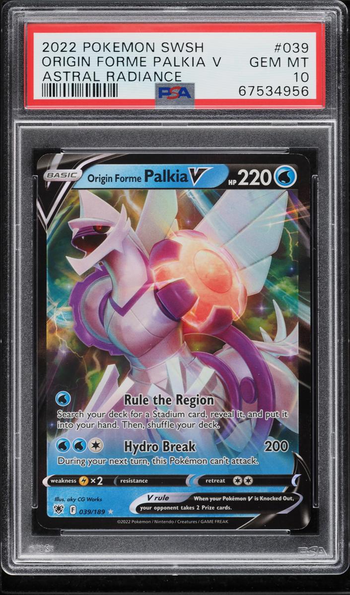 Origin Forme Palkia V 2022 Pokemon Astral Radiance
