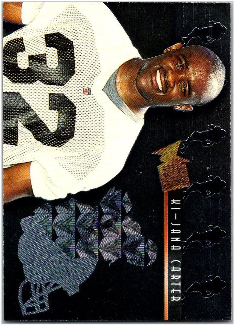 1995 Fleer Metal Ki-Jana Carter #2 card