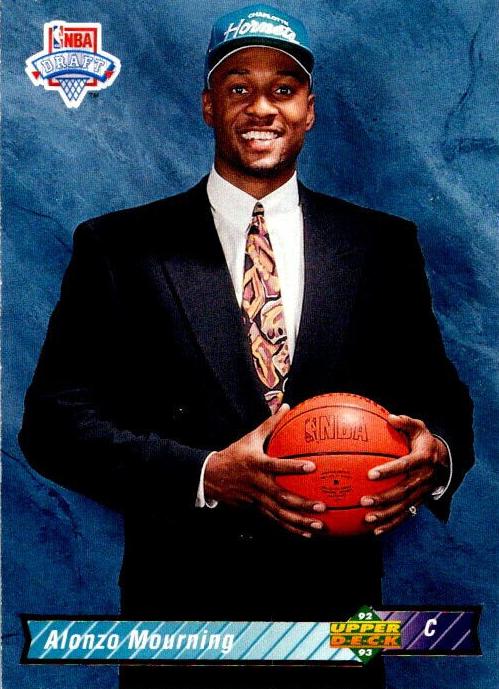 Alonzo Mourning 1992 Upper Deck Basketball Variation