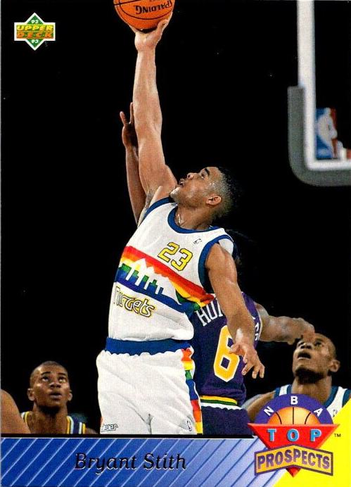 1992 Upper Deck Bryant Stith #461 card