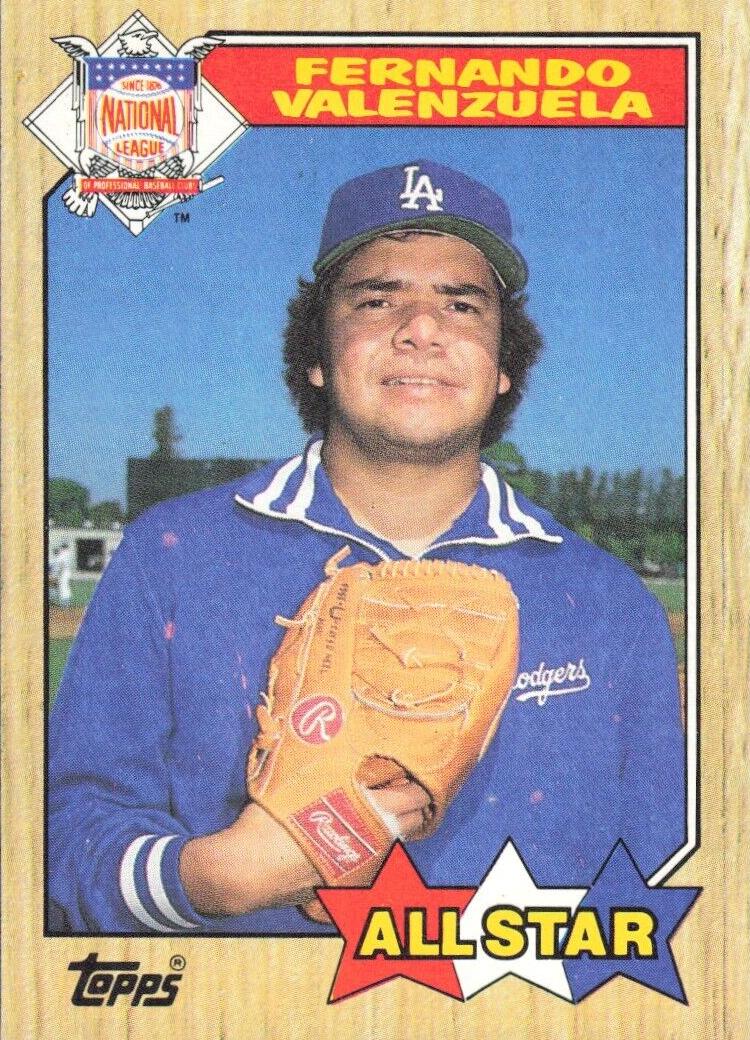 1987 Topps Fernando Valenzuela #604 card