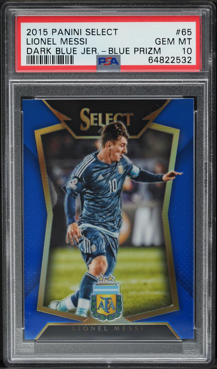 2015 Panini Select Lionel Messi [Blue] #65 card