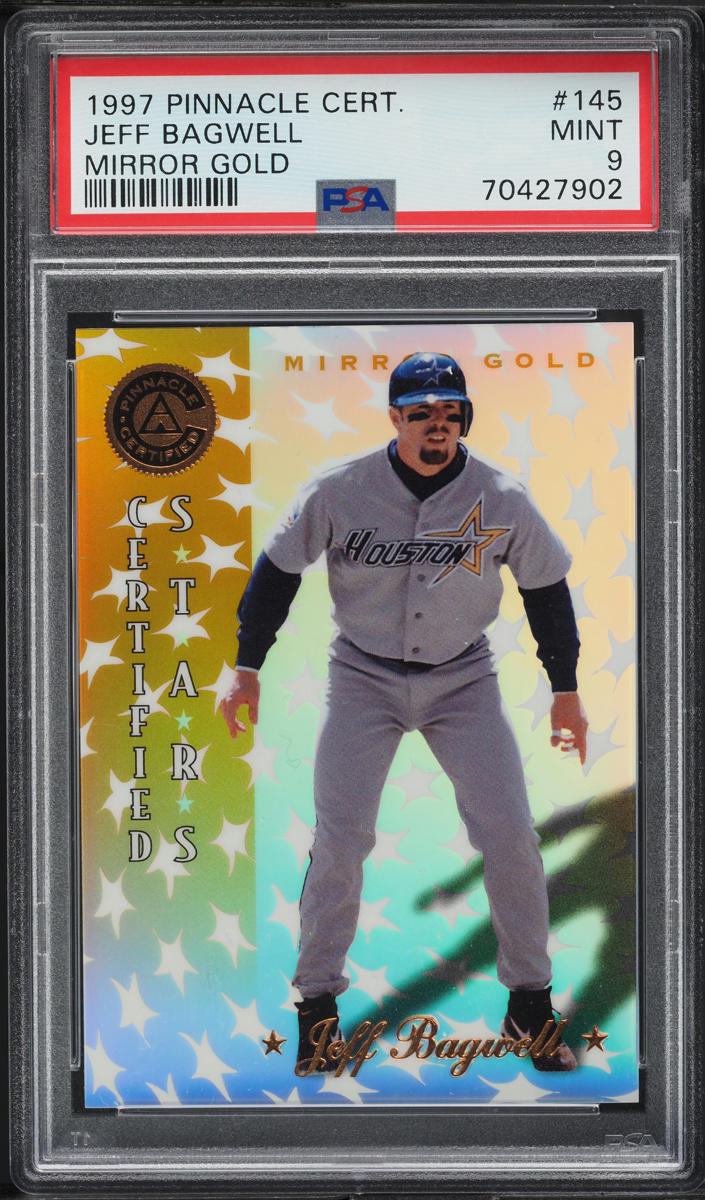 1997 Pinnacle Certified Baseball Mirror Gold Jeff Bagwell #145