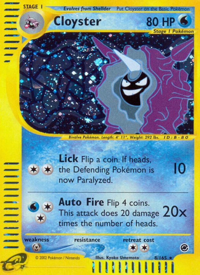 Cloyster Holo 2002 Pokemon Expedition Base Set