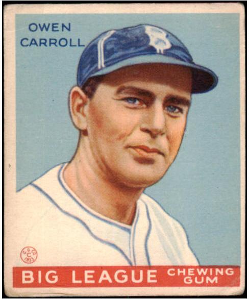 1933 Owen Carroll #72