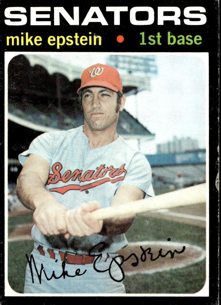 1971 Topps Mike Epstein #655 card