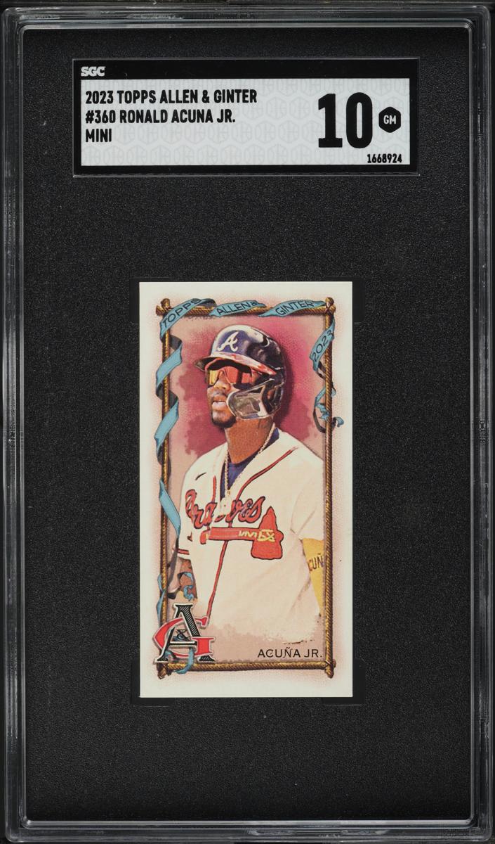 2023 Topps Allen & Ginter Baseball Ronald Acuna Jr. #360 SGC 8.5
