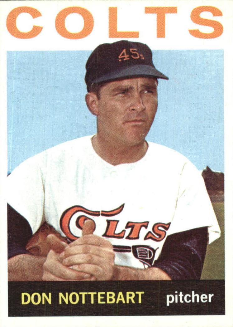 1964 Topps Don Nottebart #434 card