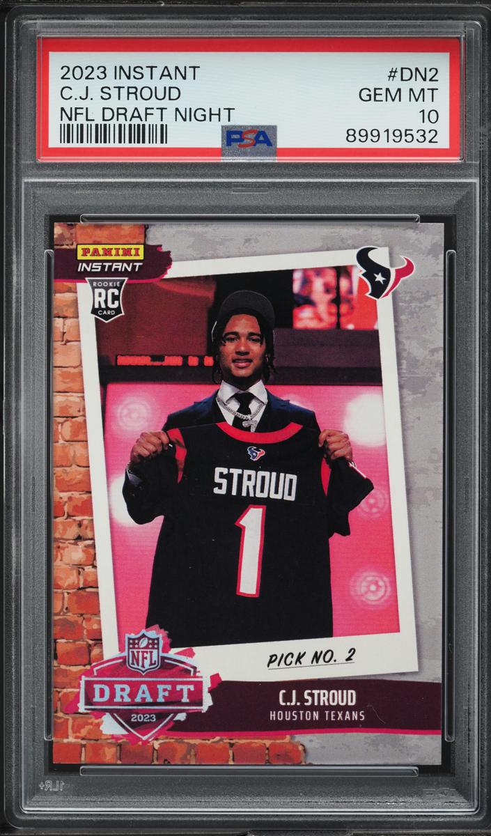 C.J. Stroud - 2023 Panini Instant NFL Draft Night Football