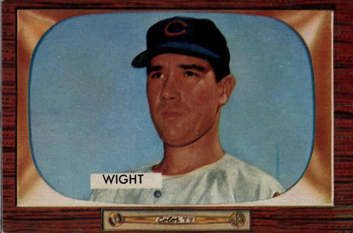 1955 Bowman Bill Wight #312 card