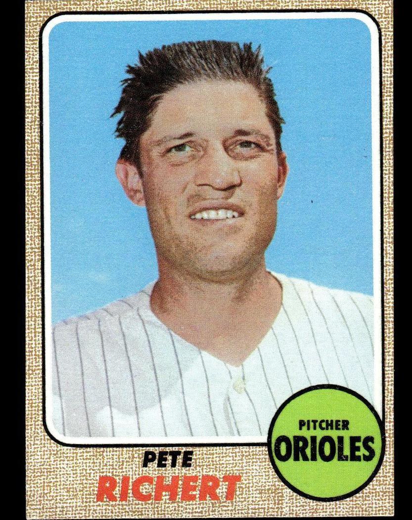 1968 Topps Pete Richert #354 card