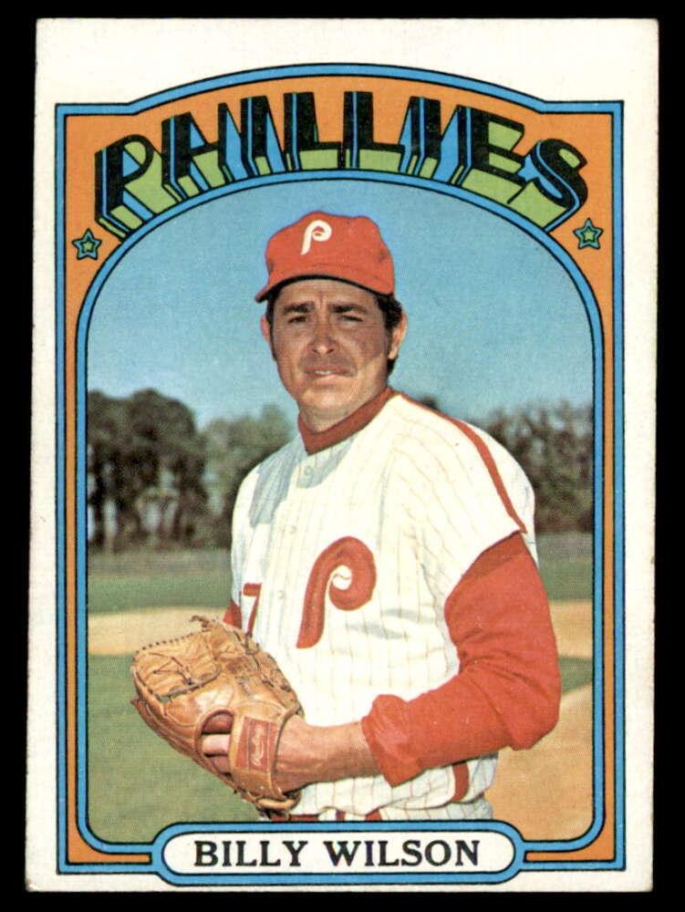 1972 Topps Billy Wilson #587 card