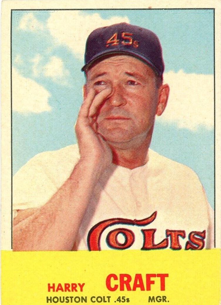 1963 Topps Harry Craft #491 card