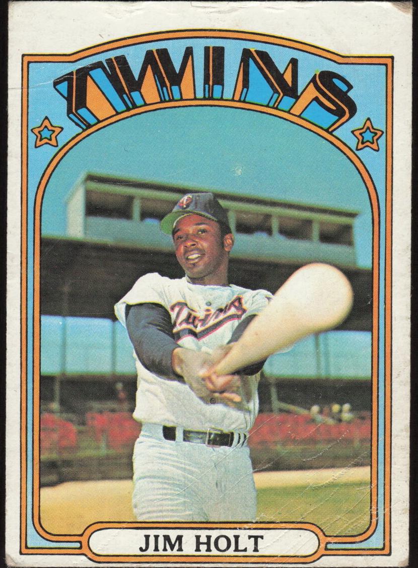 1972 Topps Jim Holt #588 card