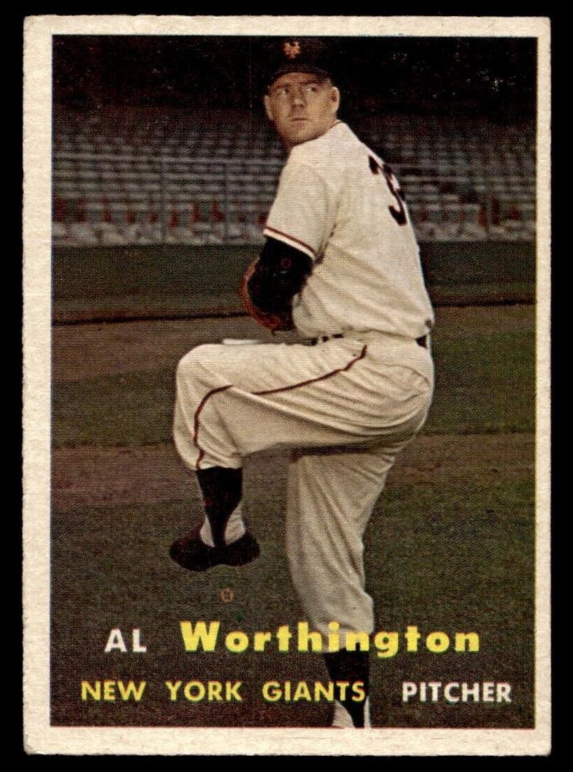 1957 Al Worthington #39