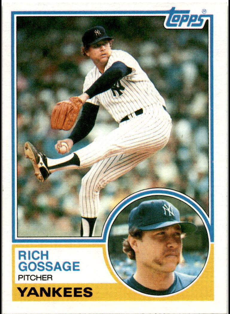 1983 Topps Rich Gossage #240 card