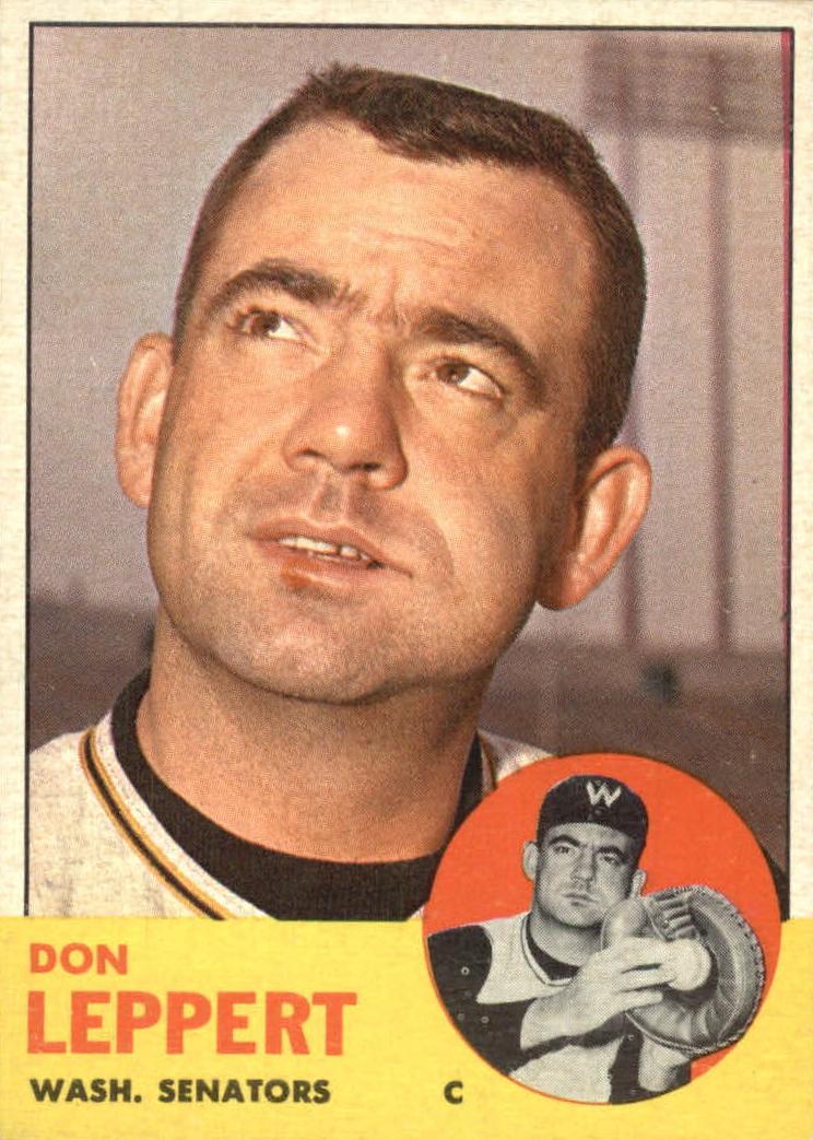 1963 Topps Don Leppert #243 card