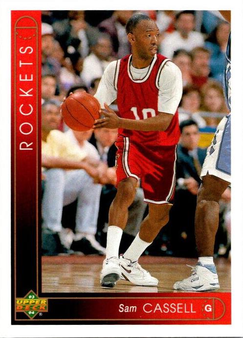 1993 Upper Deck Sam Cassell #161 card