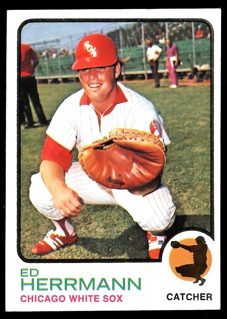 1973 Topps Ed Herrmann #73 card
