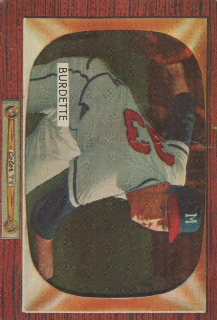 1955 Bowman Lew Burdette #70 card