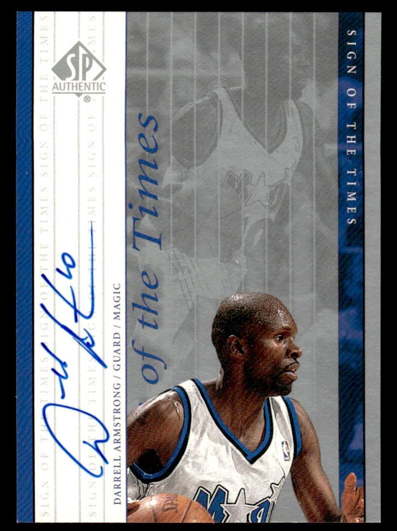1999 SP Authentic Darrell Armstrong #DA card