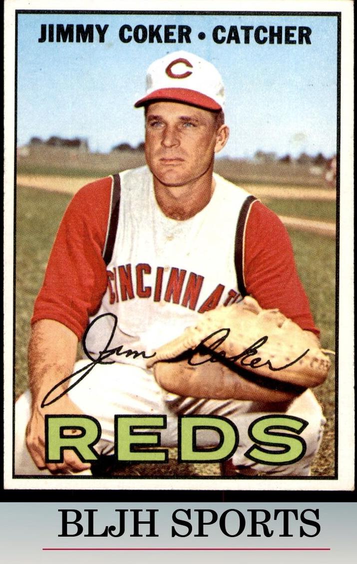 1967 Topps Jimmy Coker #158 card
