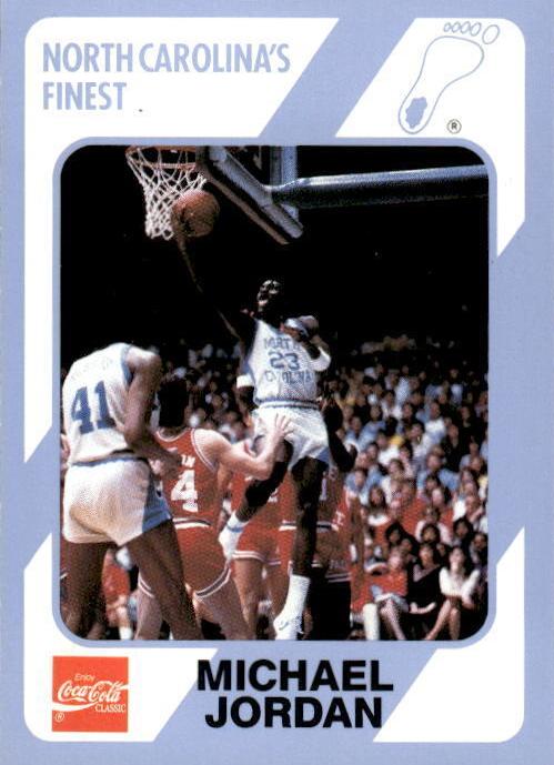 1989 Collegiate Collegiate Collection North Carolina COLLEGIATE COLLECTION #14 Michael Jordan front