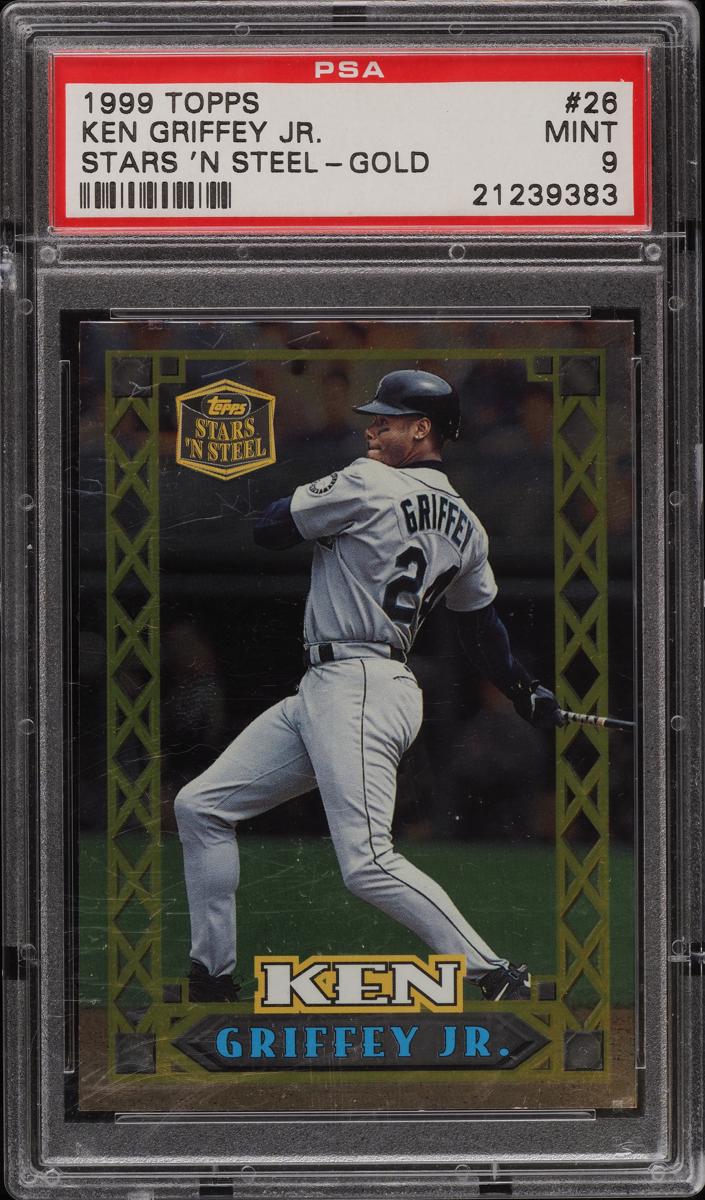1999 Topps Stars 'N Steel Baseball Gold Ken Griffey Jr. #26