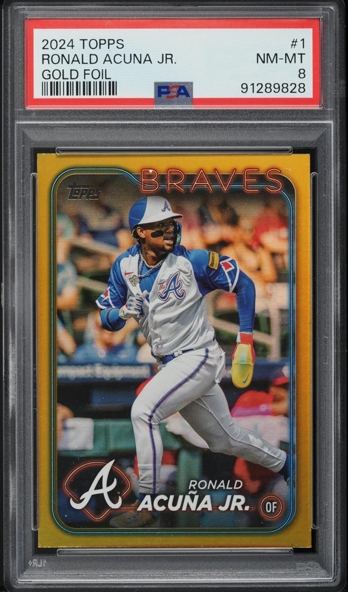 2024 Topps Baseball Gold Foil Ronald Acuna Jr. #1
