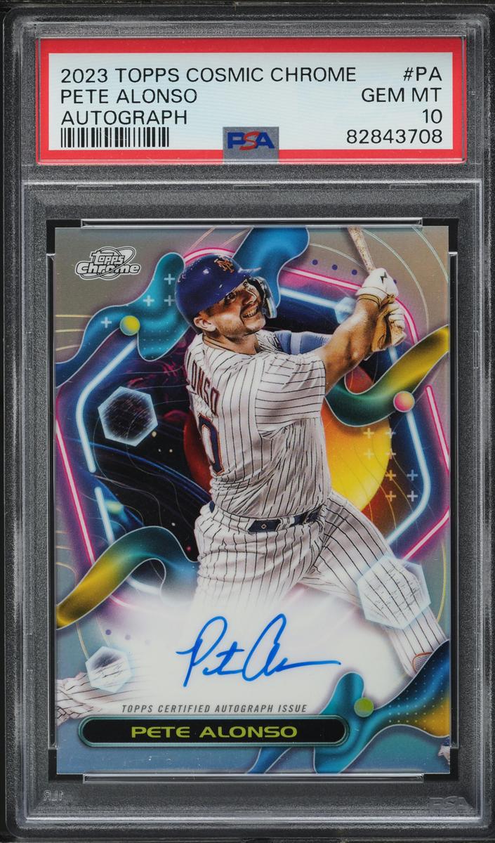 2023 Topps Cosmic Chrome Baseball Pete Alonso #CCA-PA PSA 9