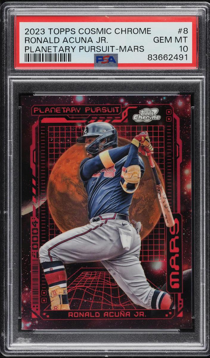 2023 Topps Cosmic Chrome Baseball Mars Ronald Acuna Jr. #PPS-8 PSA 10