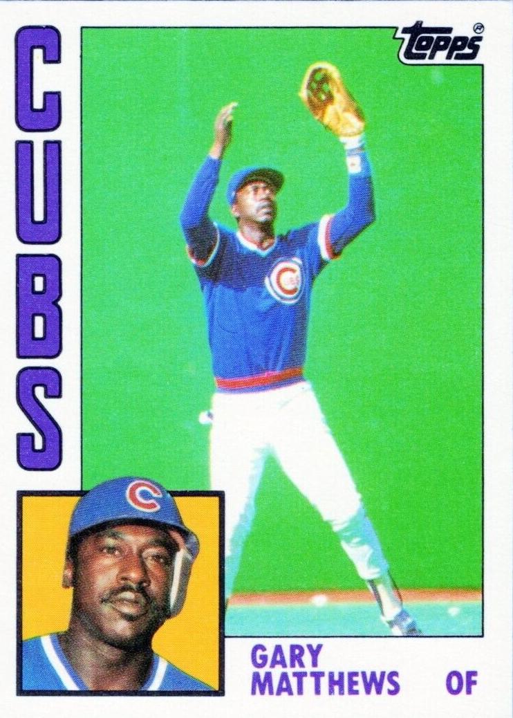 1984 Gary Matthews #77T