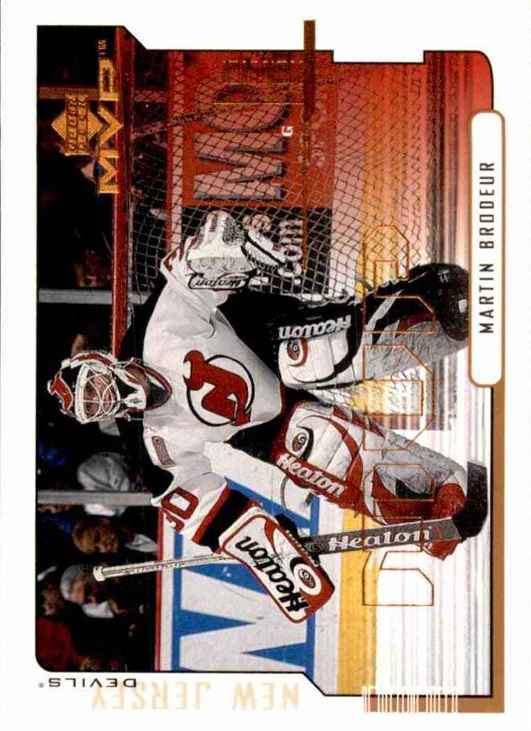 2000 Upper Deck MVP Martin Brodeur #106 card
