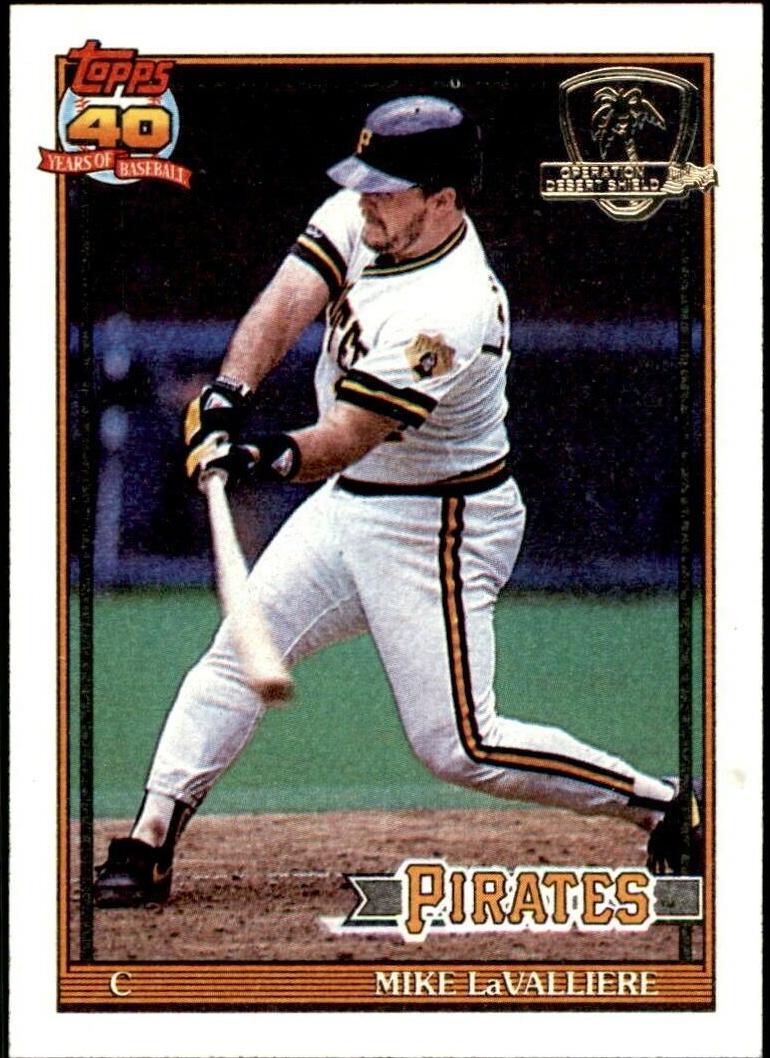 1991 Mike LaValliere [Desert Shield] #665