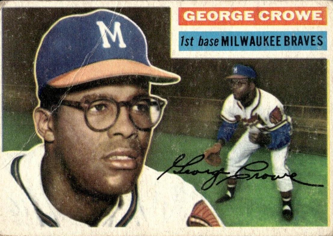 1956 Topps George Crowe #254 card