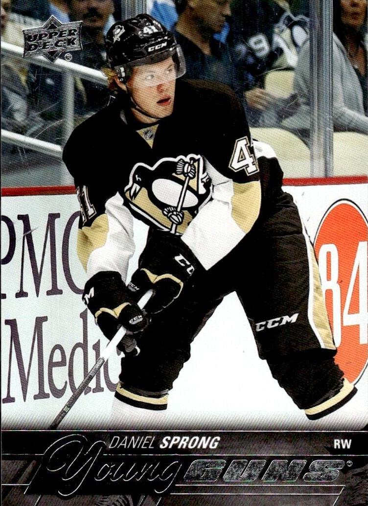 2015 Upper Deck Daniel Sprong #226 card