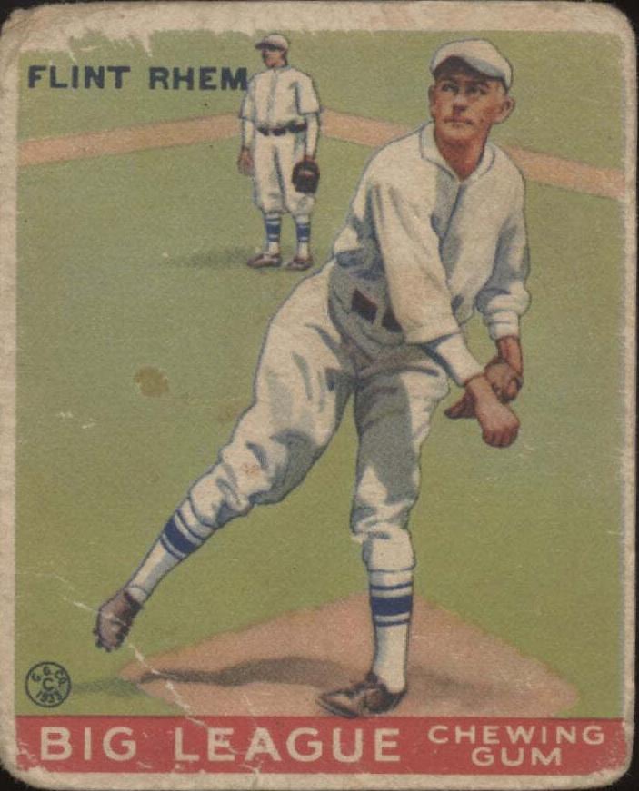 1933 Flint Rhem #136