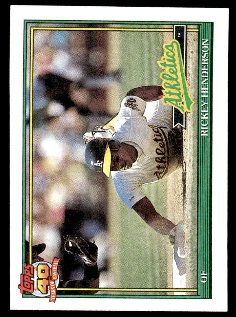 1991 Rickey Henderson #670