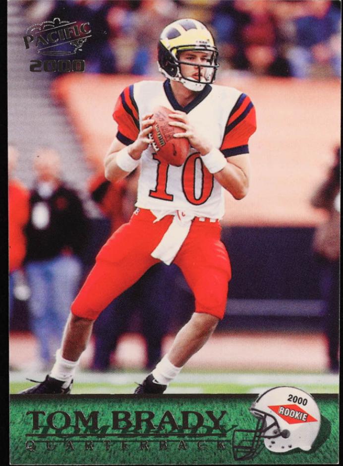 2000 Pacific #403 Tom Brady front