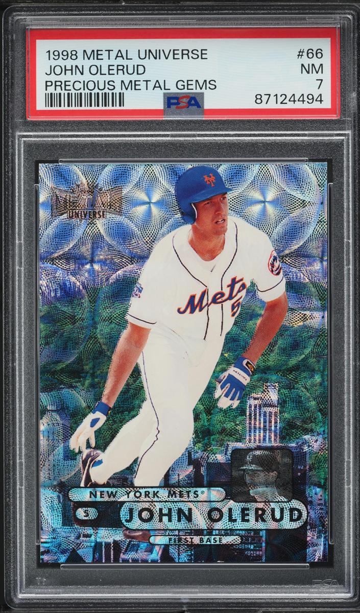 1998 Metal Universe Baseball Precious Metal Gems John Olerud #66 PSA 5.5