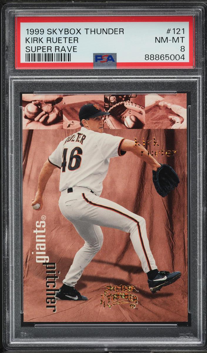 1999 Skybox Thunder Baseball Super Rave Kirk Rueter #121