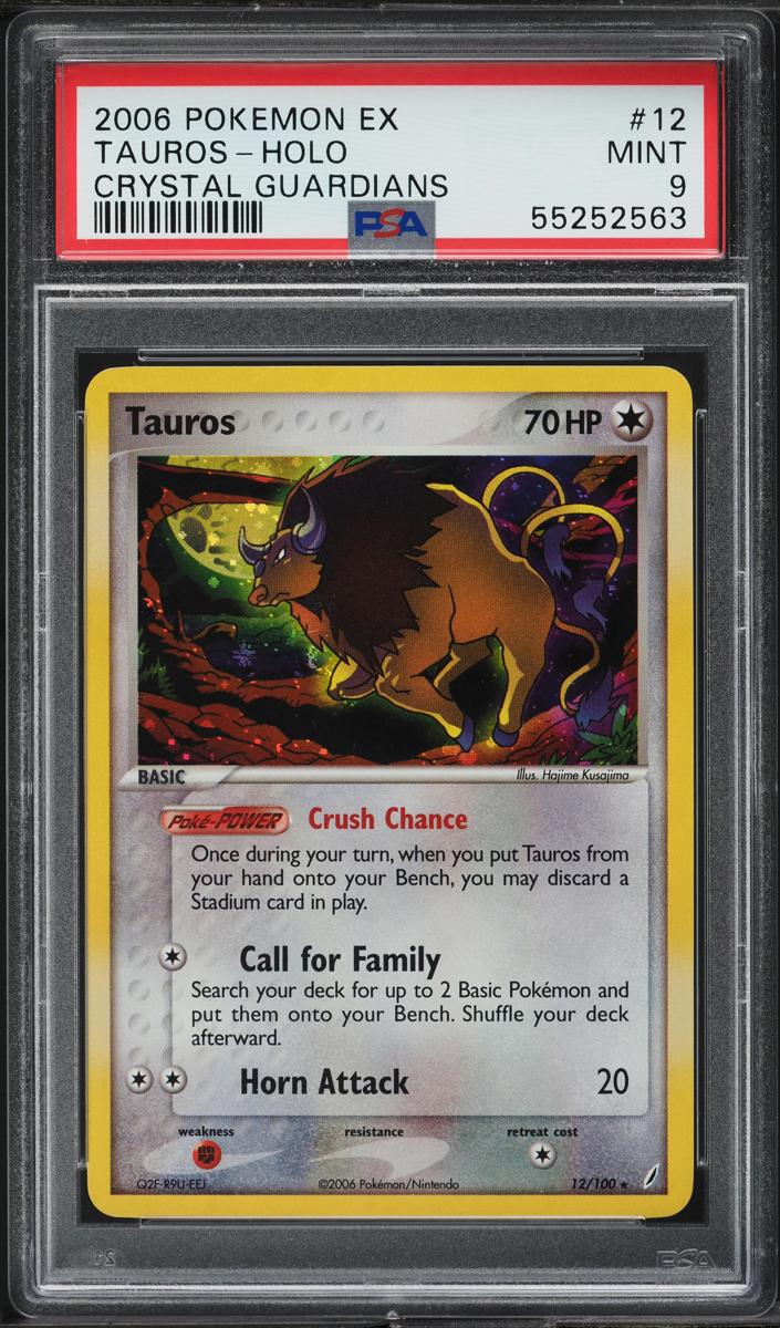 Tauros Holo 2006 Pokemon EX Crystal Guardians