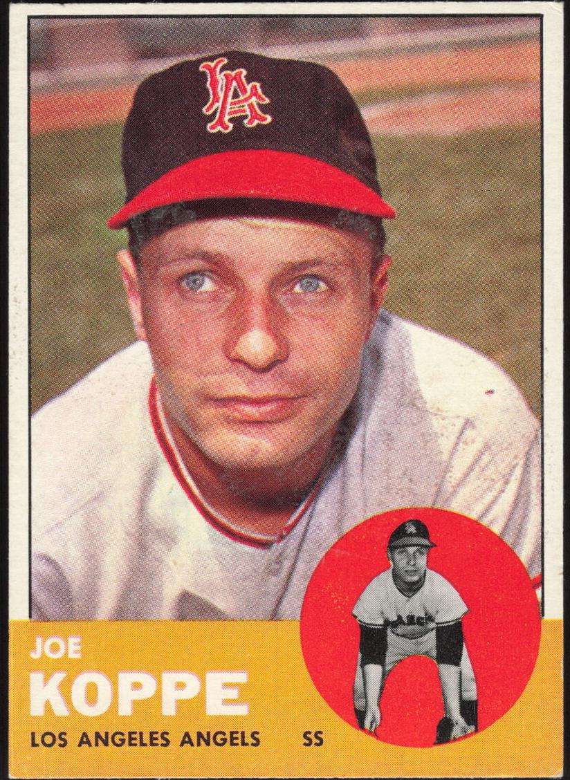 1963 Topps Joe Koppe #396 card