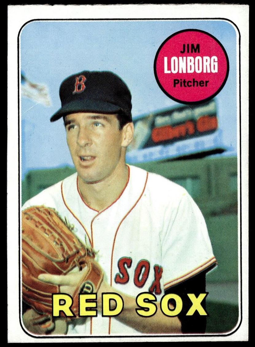 1969 Topps Jim Lonborg #109 card