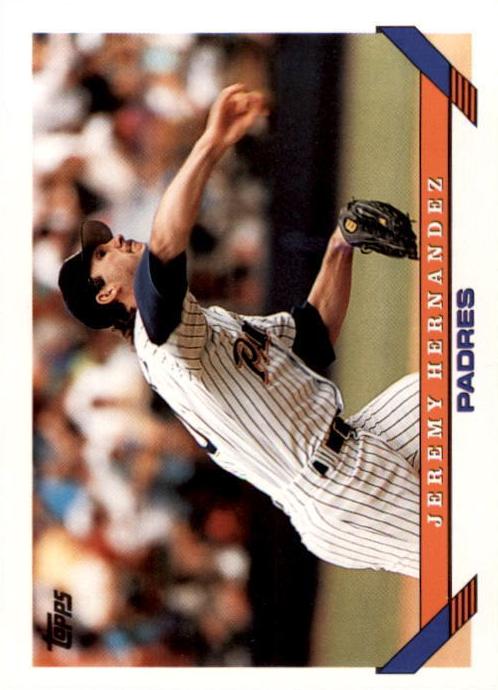 1993 Topps Jeremy Hernandez #388 card
