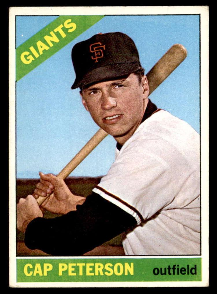 1966 Topps Cap Peterson #349 card