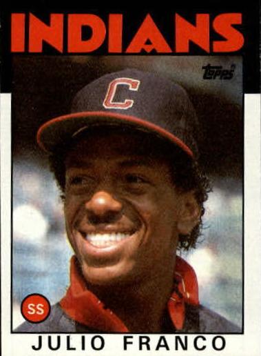 1986 Julio Franco #391