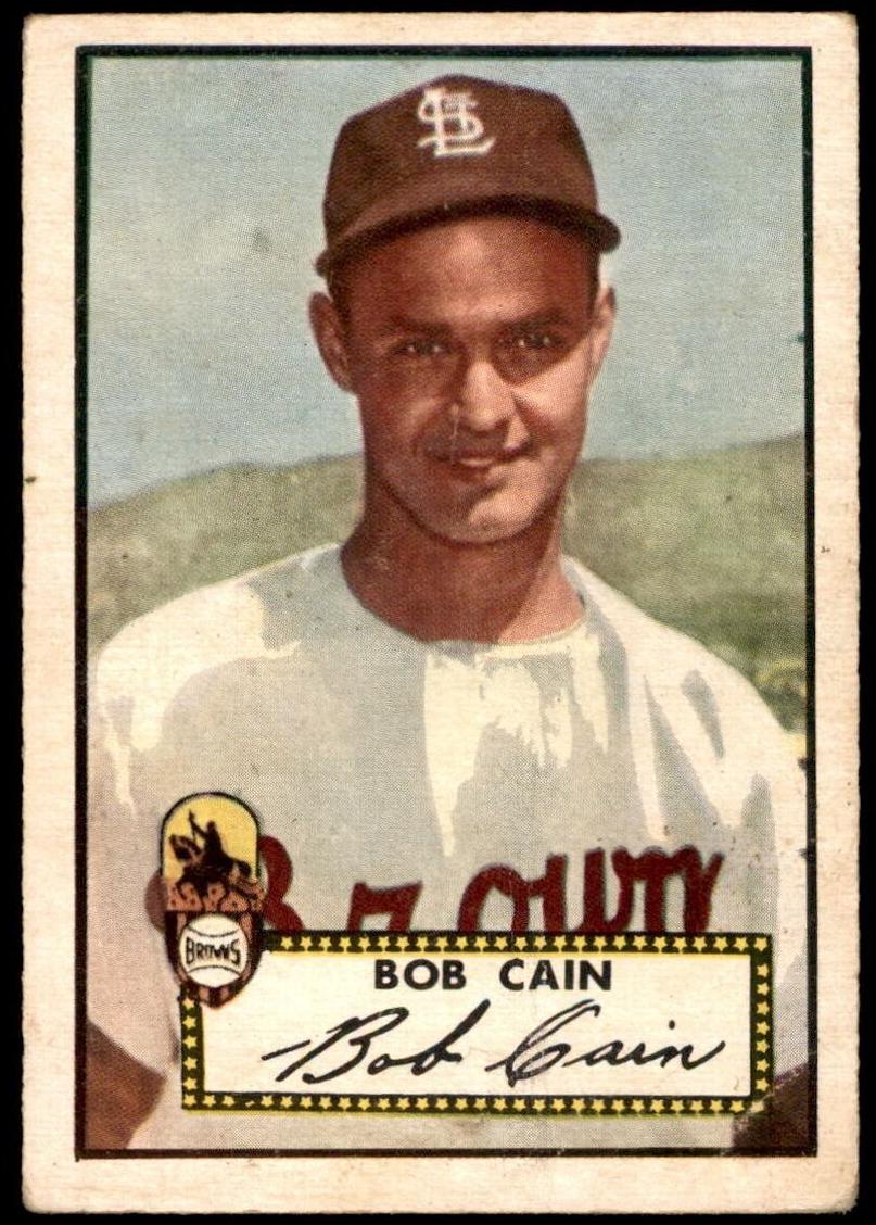 1952 Bob Cain #349
